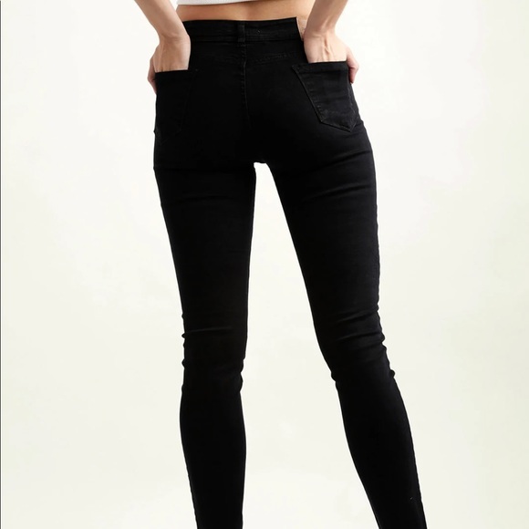 Black high rise jeans - Picture 8 of 9